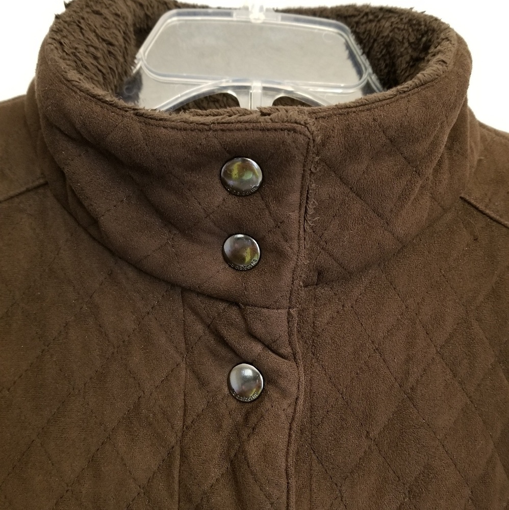 Liz Claiborne soft quilted coat - Picture 4 of 6